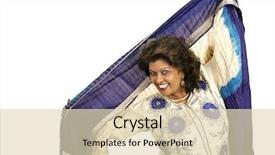  Presentation with indian traditional - PPT theme with beautiful woman dances in traditional background and a soft green colored foreground