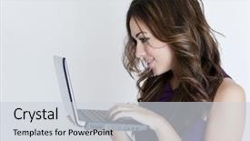  Presentation with black wedding holding hands - Cool new slide set with beautiful woman holding black mini backdrop and a light gray colored foreground