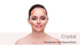  Presentation with fashion - Presentation theme consisting of beautiful-woman-in-fashion-concept background and a lemonade colored foreground