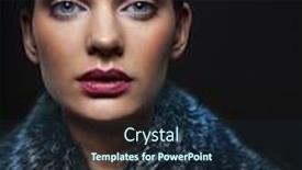  Presentation with dark - Beautiful presentation theme featuring beautiful-woman-in-fashionable-coat backdrop and a wine colored foreground