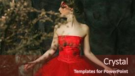  Presentation with medieval - Audience pleasing slides consisting of beautiful woman in medieval backdrop and a  colored foreground