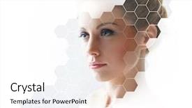  Presentation with skin surgery - Slide deck featuring beautiful woman plastic surgery background and a lemonade colored foreground