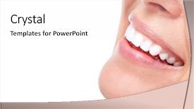  Presentation with beautiful black women smiling - Colorful PPT theme enhanced with beautiful woman smile and teeth backdrop and a white colored foreground