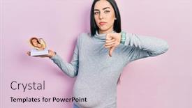  Presentation with blue eyes - Presentation theme having beautiful-woman-with-blue-eyes background and a  colored foreground