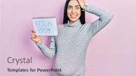  Presentation with blue eyes - Presentation theme featuring beautiful-woman-with-blue-eyes background and a lemonade colored foreground