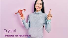  Presentation with blue eyes - Slide deck having beautiful-woman-with-blue-eyes background and a lemonade colored foreground