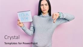  Presentation with blue eyes - Presentation design with beautiful-woman-with-blue-eyes background and a lemonade colored foreground