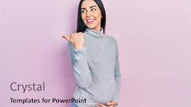  Presentation with blue eyes - Slide deck featuring beautiful-woman-with-blue-eyes background and a lemonade colored foreground