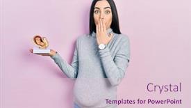  Presentation with blue eyes - Slide set consisting of beautiful-woman-with-blue-eyes background and a lemonade colored foreground