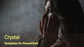  Presentation with humiliation - Presentation featuring woman with hands tied humiliation background and a wine colored foreground