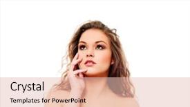  Presentation with long hair - Amazing PPT layouts having beautiful woman with long curly backdrop and a lemonade colored foreground