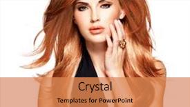  Presentation with hair dress - Presentation enhanced with sitting on sofa at home background and a sky blue colored foreground