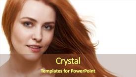  Presentation with hair - Presentation with beautiful woman with magnificent hair background and a tawny brown colored foreground