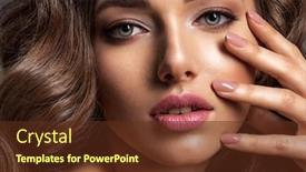  Presentation with hair color - Presentation consisting of beautiful woman with natural color of nails beautiful face of an attractive model with fashion makeup woman with beauty long curly brown hair closeup portrait of a caucasian female stunning girl background and a tawny brown colored foreground