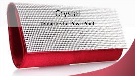  Presentation with bag - PPT layouts consisting of beautiful women clutch bag isolated background and a  colored foreground