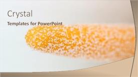  Presentation with flower - PPT theme consisting of beautiful-yellow-and-white-flower background and a lemonade colored foreground