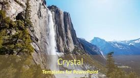  Presentation with yosemite - PPT layouts consisting of beautiful-yosemite-national-park-landscapes background and a tawny brown colored foreground