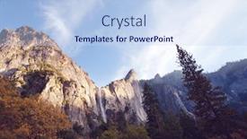  Presentation with yosemite - Cool new presentation with beautiful-yosemite-national-park-landscapes backdrop and a sky blue colored foreground