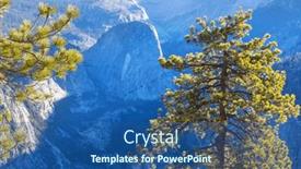 Presentation with beautiful-landscapes - PPT layouts enhanced with beautiful-yosemite-national-park-landscapes and a ocean colored foreground