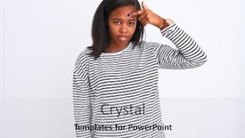  Presentation with acne - Audience pleasing PPT layouts consisting of beautiful-young-african-american-woman backdrop and a lemonade colored foreground