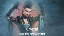  Presentation with vampire - Beautiful theme featuring beautiful young and sexy female backdrop and a ocean colored foreground