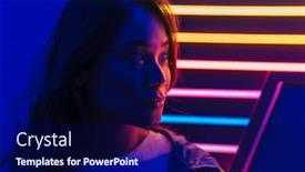  Presentation with long hair - Amazing slide set having beautiful-young-asian-woman backdrop and a navy blue colored foreground