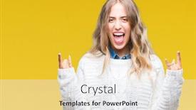  Presentation with rock music - 