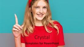  Presentation with beautiful young girl red - Slide set having beautiful-young-caucasian-girl-wearing background and a red colored foreground