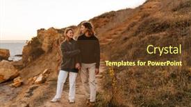  Presentation with beach rocks - 