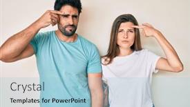  Presentation with acne - Presentation theme consisting of beautiful-young-couple-of-boyfriend background and a light blue colored foreground