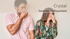  Presentation with breath - Presentation design featuring beautiful-young-couple-of-boyfriend background and a lemonade colored foreground