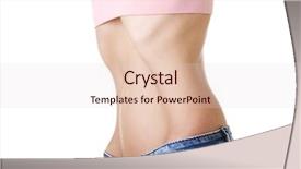  Presentation with anorexia - Slide deck consisting of beautiful young female with anorexia background and a lemonade colored foreground