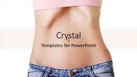  Presentation with anorexia - Amazing presentation theme having beautiful young female with anorexia backdrop and a lemonade colored foreground