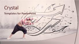  Presentation with hip hop - Cool new presentation with beautiful young hip hop dancer backdrop and a lemonade colored foreground