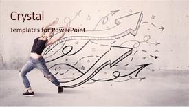  Presentation with hip hop - Cool new presentation theme with beautiful young hip hop dancer backdrop and a lemonade colored foreground