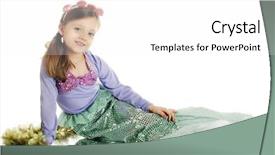  Presentation with mermaid - Slide deck consisting of beautiful young mermaid background and a white colored foreground