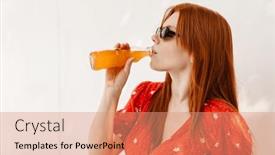  Presentation with orange juice - 