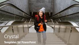  Presentation with climbing stairs - 