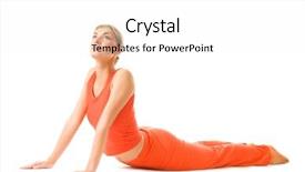  Presentation with mother doing yoga kids - Presentation having beautiful young woman doing yoga background and a  colored foreground