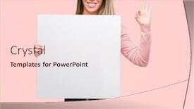  Presentation with advertising - Presentation with beautiful young woman holding advertising banner doing ok sign with fingers excellent symbol background and a lemonade colored foreground