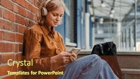  Presentation with music headphones - 