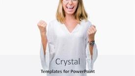  Presentation with glasses - Amazing presentation theme having beautiful-young-woman-wearing-glasses backdrop and a  colored foreground