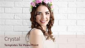  Presentation with white brick wall - 