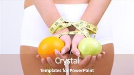  Presentation with technology orange and grey - PPT layouts having oranges apples - beautiful young woman with orange background and a coral colored foreground