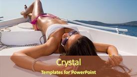  Presentation with swimming beautiful girl swims underwater - Amazing slide deck having beautifull beach - beautiful girl relaxing on speed backdrop and a tawny brown colored foreground