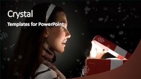  Presentation with mass - Beautiful presentation featuring beautifull girl opening x-mass backdrop and a black colored foreground