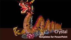  Presentation with chinese new year - PPT layouts having beautifull lit lanterns background and a  colored foreground