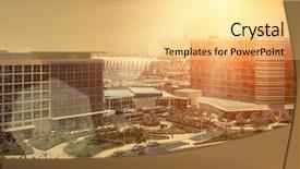  Presentation with abu dhabi - Cool new presentation with beautifull view on abu dhabi backdrop and a yellow colored foreground