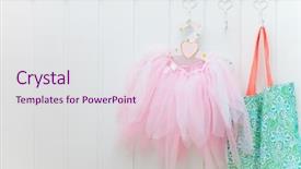  Presentation with school details - Cool new PPT layouts with beautifully decorated little girl room backdrop and a lemonade colored foreground