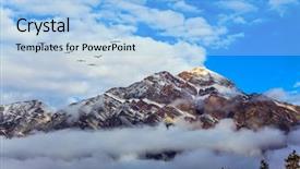  Presentation with pyramid - Amazing PPT layouts having beautifully flock of migratory birds backdrop and a light blue colored foreground